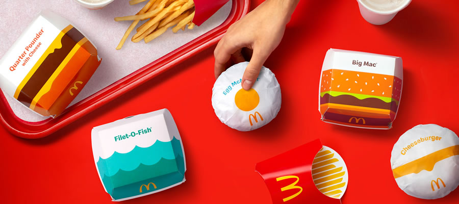 McDonald's unveils graphic packaging 